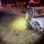 Burke County woman charged after speeding crash knocks out Morganton power