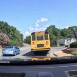 WATCH: Driver pulled over after passing a stopped school bus in Gastonia